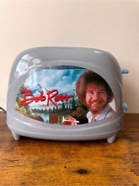 Bob Ross Toaster - Toasts Bob's Iconic Face Onto Your Toast NEW Unused No Box